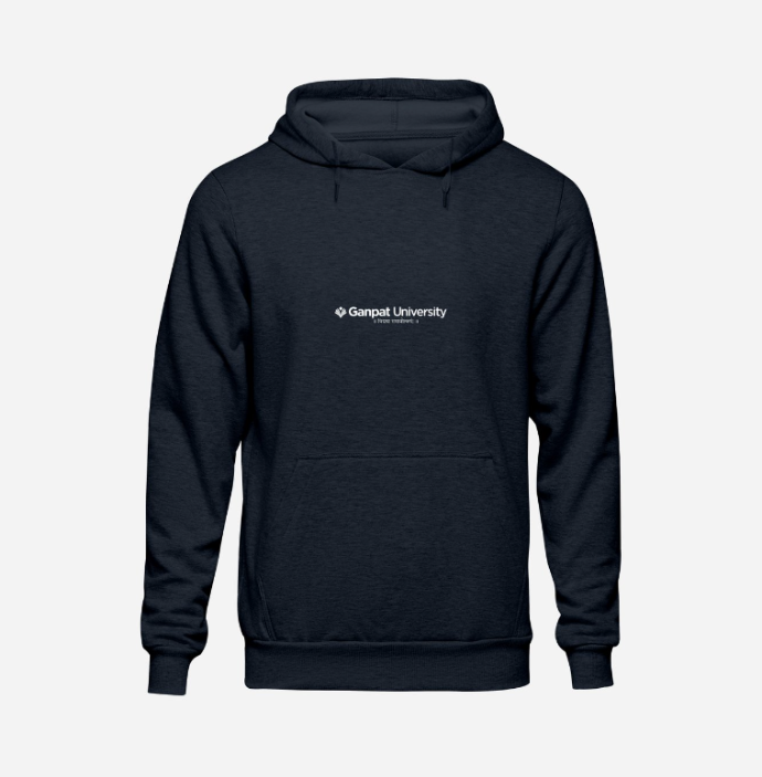 Hooded Crewneck Sweatshirts (Black, S)